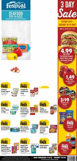 Catalogue Festival Foods from 09/09/2026