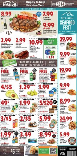 Catalogue Festival Foods from 12/27/2023