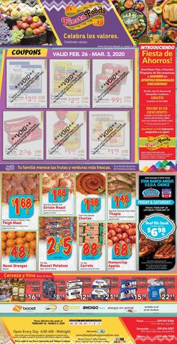 Catalogue Fiesta Foods SuperMarkets from 02/26/2020