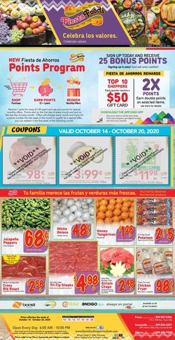 Catalogue Fiesta Foods SuperMarkets from 10/14/2020