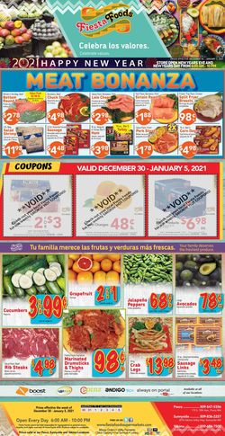 Catalogue Fiesta Foods SuperMarkets from 12/30/2020