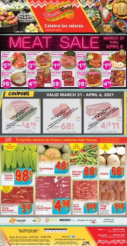 Catalogue Fiesta Foods SuperMarkets Easter 2021 ad from 03/31/2021