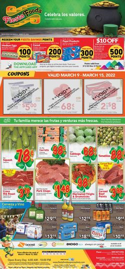 Catalogue Fiesta Foods SuperMarkets from 03/09/2022