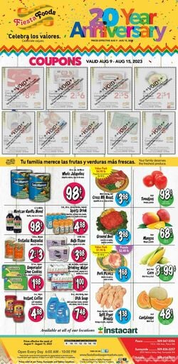 Catalogue Fiesta Foods SuperMarkets from 08/09/2023