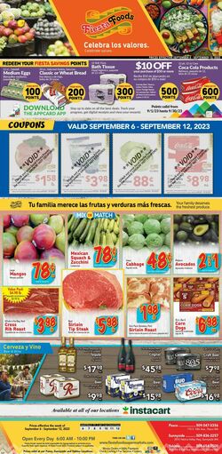 Catalogue Fiesta Foods SuperMarkets from 09/06/2023