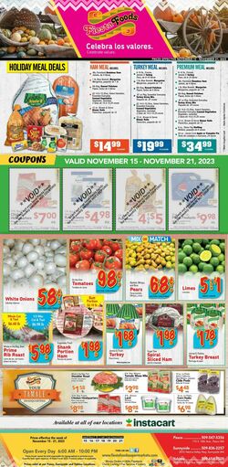 Catalogue Fiesta Foods SuperMarkets from 11/15/2023