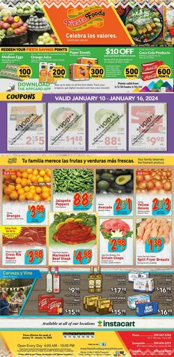 Catalogue Fiesta Foods SuperMarkets from 01/10/2024