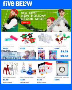 Catalogue Five Below from 10/24/2019