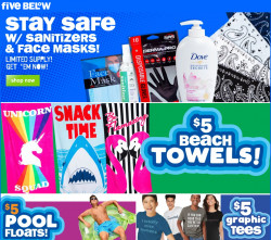 Catalogue Five Below from 06/17/2020