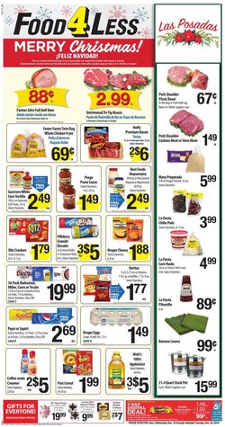 Catalogue Food 4 Less - Christmas Ad 2019 from 12/18/2019