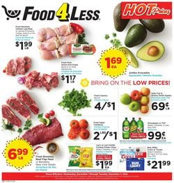 Catalogue Food 4 Less from 12/01/2021