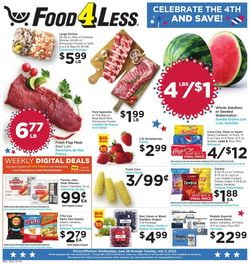 Catalogue Food 4 Less from 06/29/2022