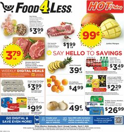 Catalogue Food 4 Less from 03/01/2023