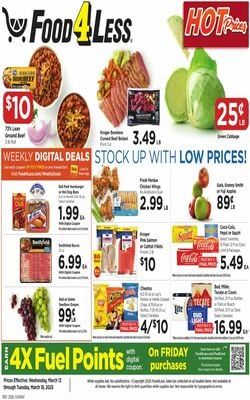 Catalogue Food 4 Less from 03/12/2025