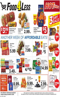 Catalogue Food 4 Less from 12/03/2025