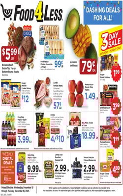 Catalogue Food 4 Less from 12/10/2025