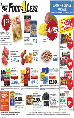 Catalogue Food 4 Less from 12/10/2025