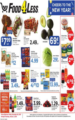 Catalogue Food 4 Less from 12/26/2025