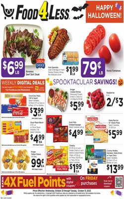 Catalogue Food 4 Less from 10/25/2023