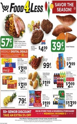 Catalogue Food 4 Less from 12/13/2023