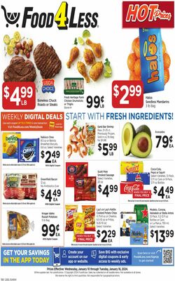 Catalogue Food 4 Less from 01/10/2024