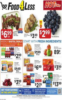 Catalogue Food 4 Less from 01/17/2024