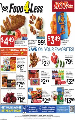 Catalogue Food 4 Less from 07/17/2024