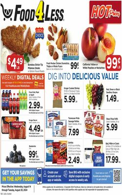 Catalogue Food 4 Less from 08/14/2024