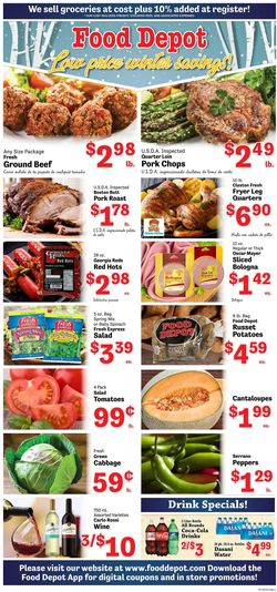Current weekly ad Food Depot
