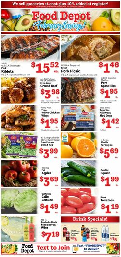 Current weekly ad Food Depot