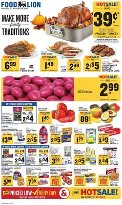 Catalogue Food Lion from 11/13/2019