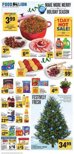 Catalogue Food Lion - Holiday Ad 2019 from 11/29/2019