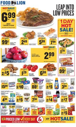 Catalogue Food Lion from 02/26/2020