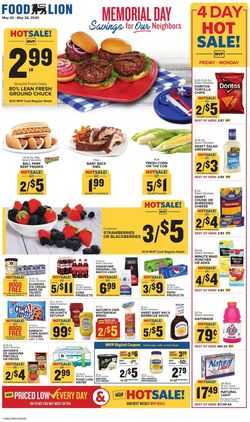 Catalogue Food Lion from 05/20/2020