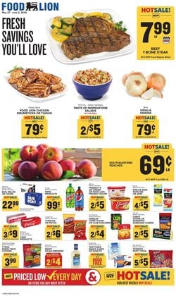 Catalogue Food Lion from 05/27/2020