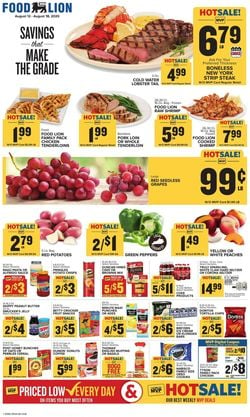 Catalogue Food Lion from 08/12/2020