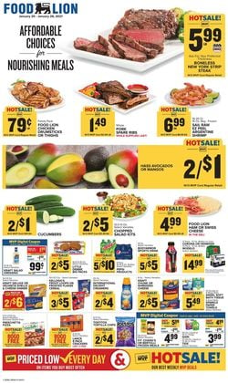 Catalogue Food Lion from 01/20/2021