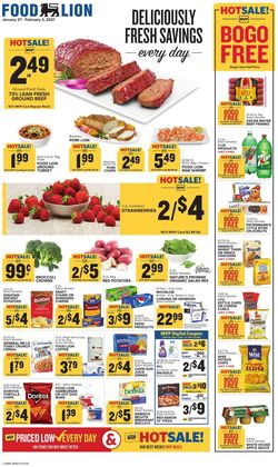 Catalogue Food Lion from 01/27/2021