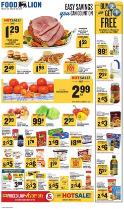 Catalogue Food Lion from 03/24/2021