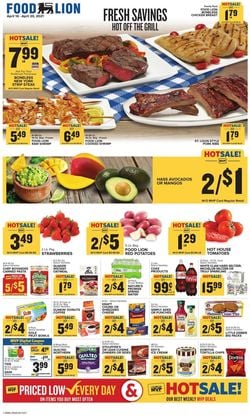 Catalogue Food Lion from 04/14/2021