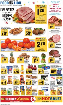 Catalogue Food Lion HOLIDAY 2021 from 12/22/2021