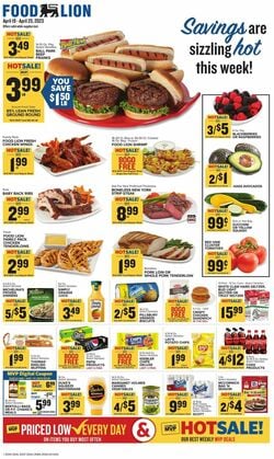 Catalogue Food Lion from 04/19/2023