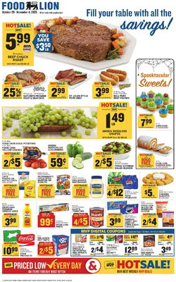 Catalogue Food Lion from 10/29/2025