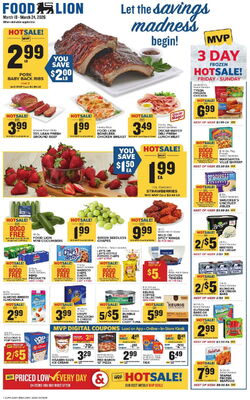 Catalogue Food Lion from 03/18/2026