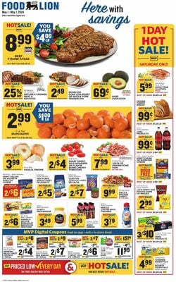 Catalogue Food Lion from 05/01/2024