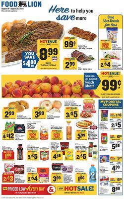 Catalogue Food Lion from 08/14/2024