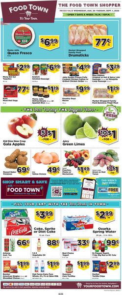 Catalogue Food Town from 08/26/2020