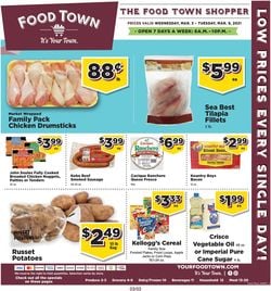 Catalogue Food Town from 03/03/2021