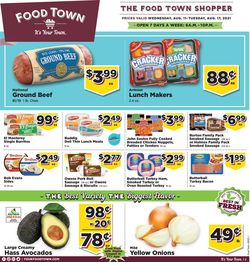 Catalogue Food Town from 08/11/2021