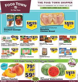 Catalogue Food Town from 08/25/2020